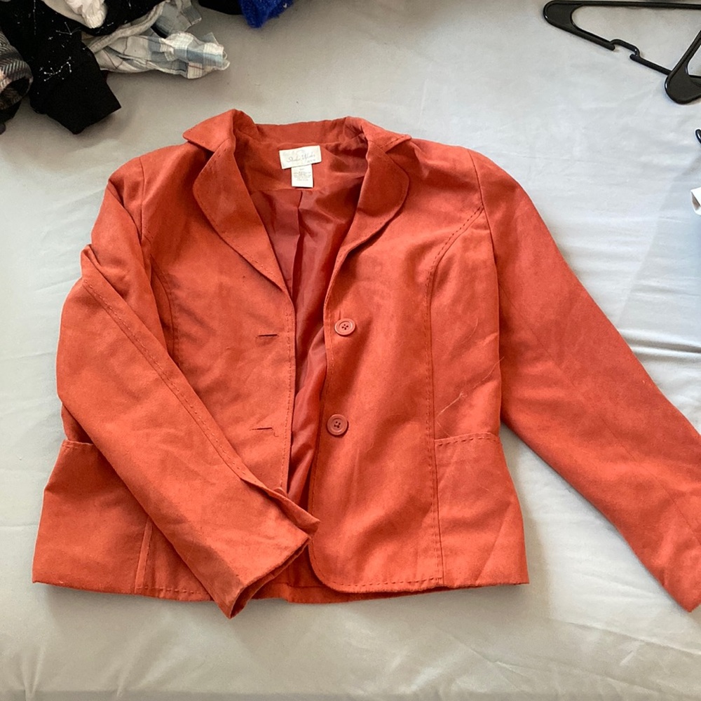 Orange blazer soft